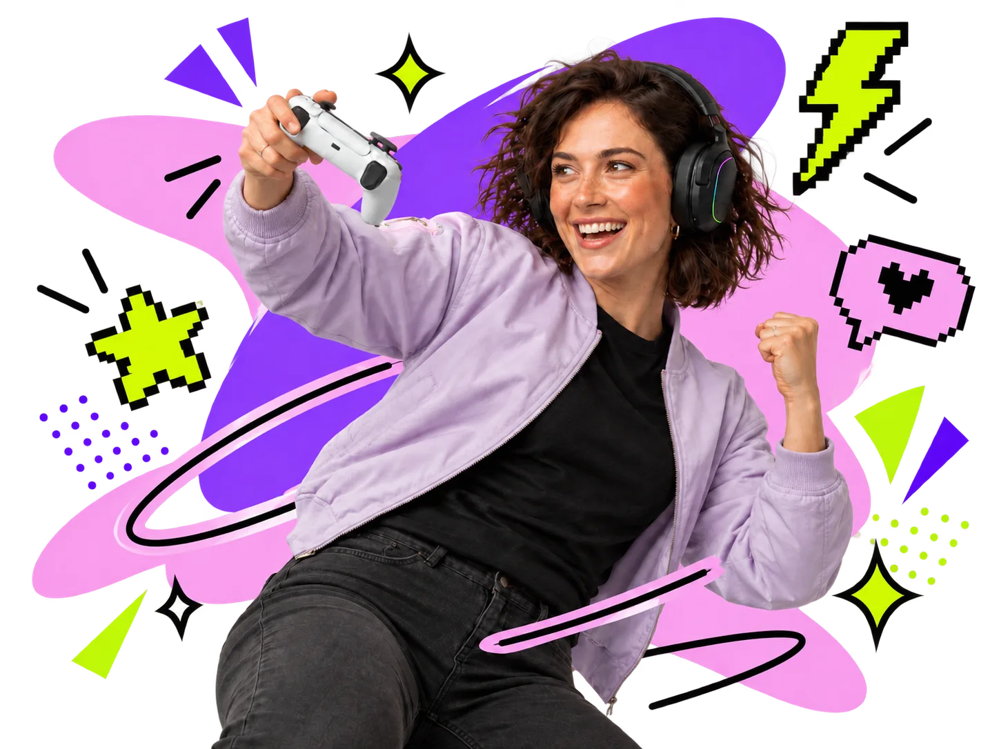 Friends exploring digital entertainment together